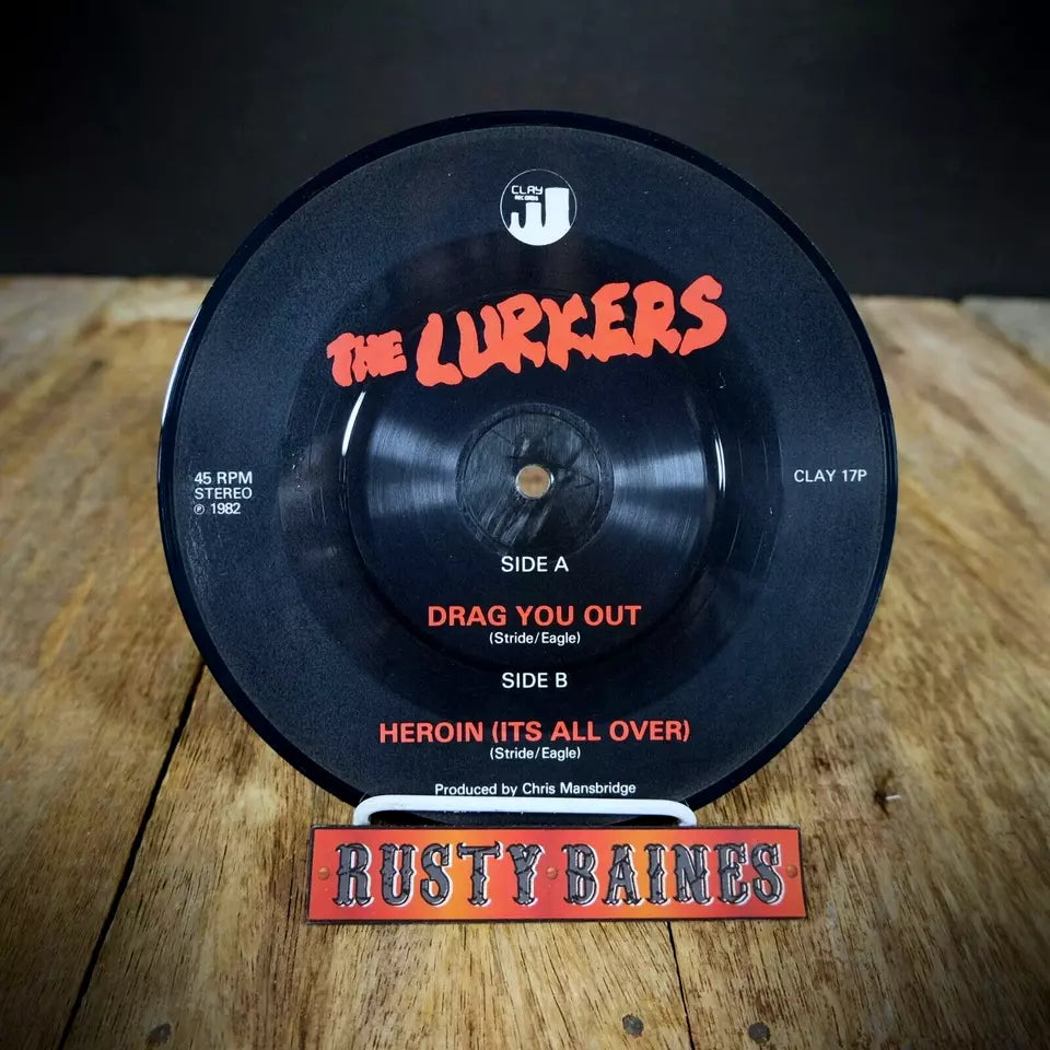 Record 7" Picture Disc Single, The Lurkers, Drag You Out