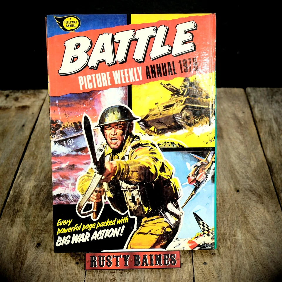 Battle Picture Weekly Annual 1979, Vintage British Fleetway Comic Hardcover