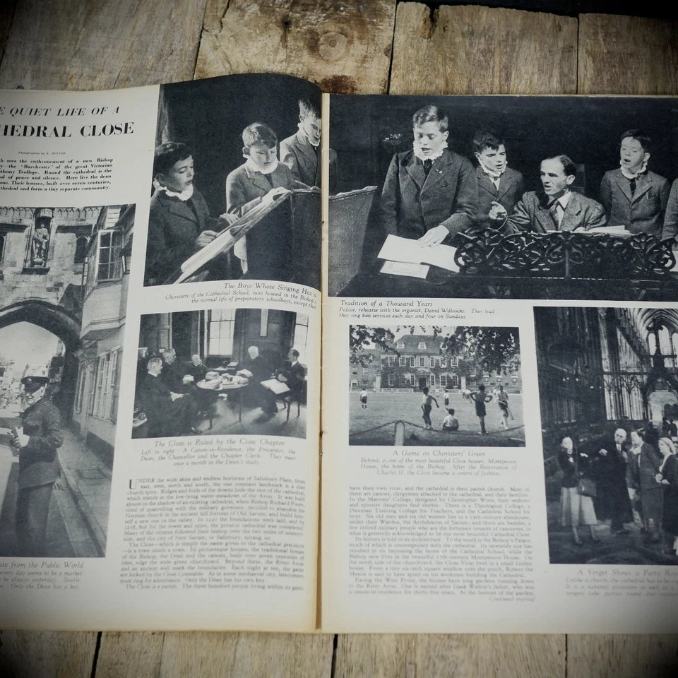 Picture Post 23 July 1949 Kurt Hutton, Carl Sutton-Fred Perry, Bert Hardy-Circus
