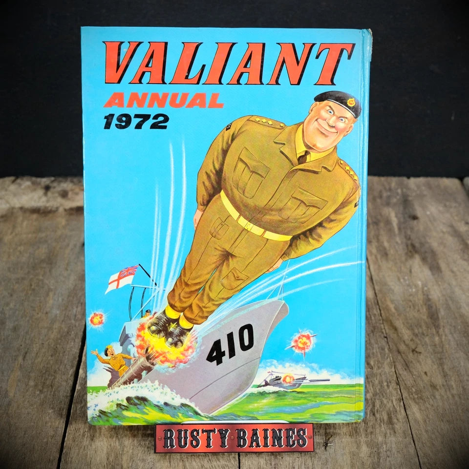 Valiant Annual 1972, Vintage British Hardcover Comic Book