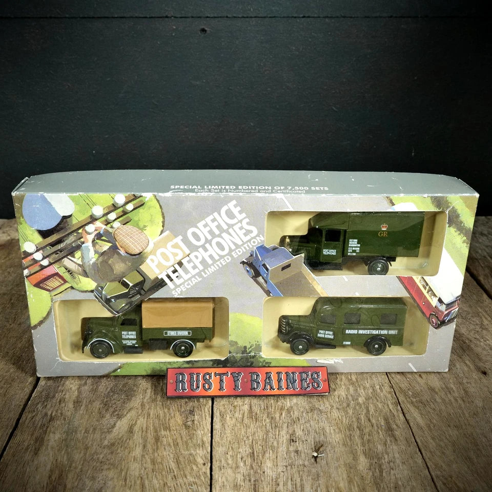 LLedo Post Office Telephone Vehicles Triple Collector Limited Edition Set, Boxed