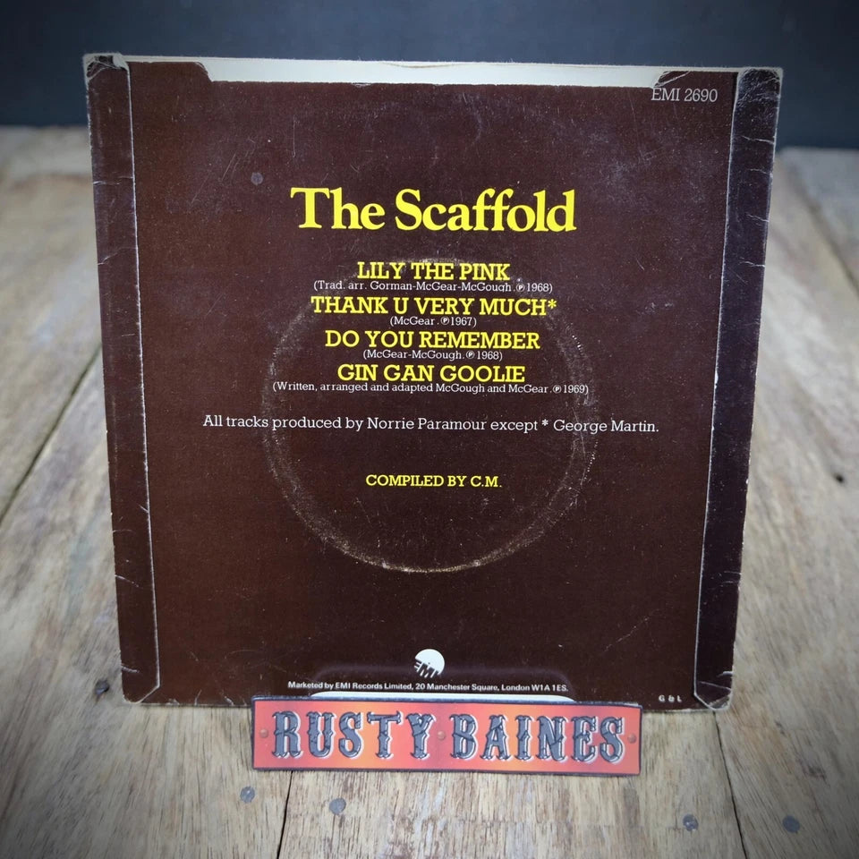 Record 7" EP, The Scaffold, Lily the Pink, Gin Gan Goolie Etc.
