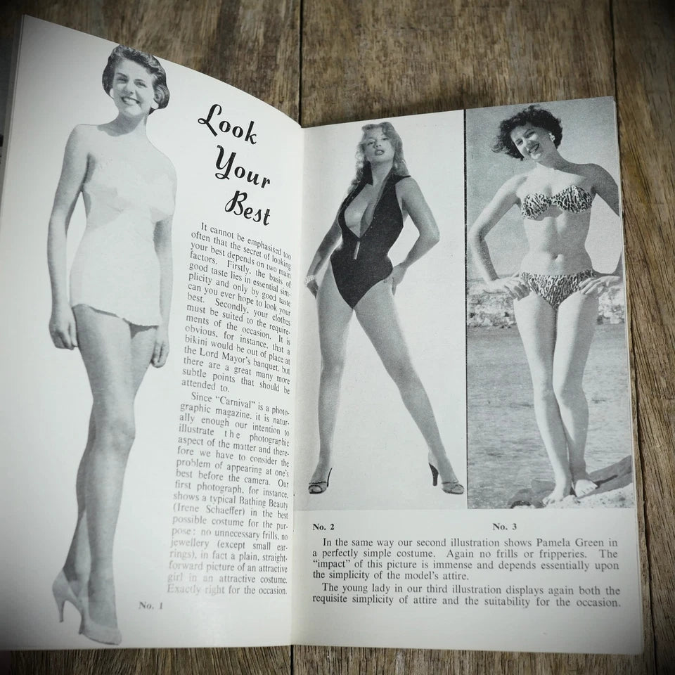 Carnival July 1957, Pocket Pin-Up Glamour Photography Magazine, Lingerie
