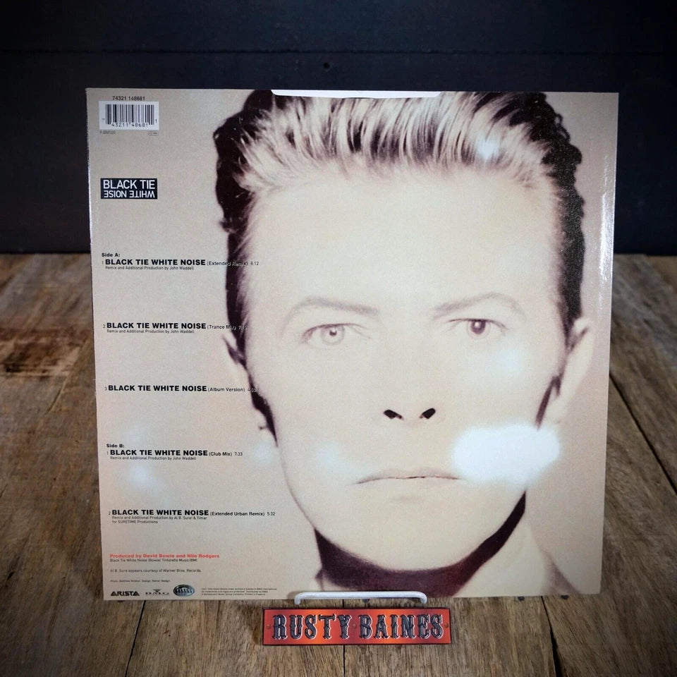 Record 12" Single, David Bowie, Black Tie, White Noise