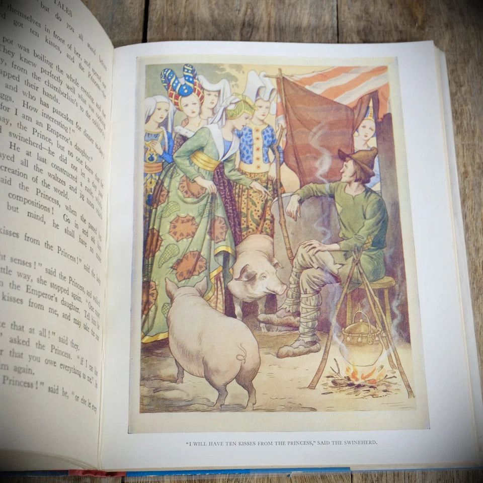 Hans Andersen's Fairy Tales, Vintage Illustrated Collins Story Book, Undated HB