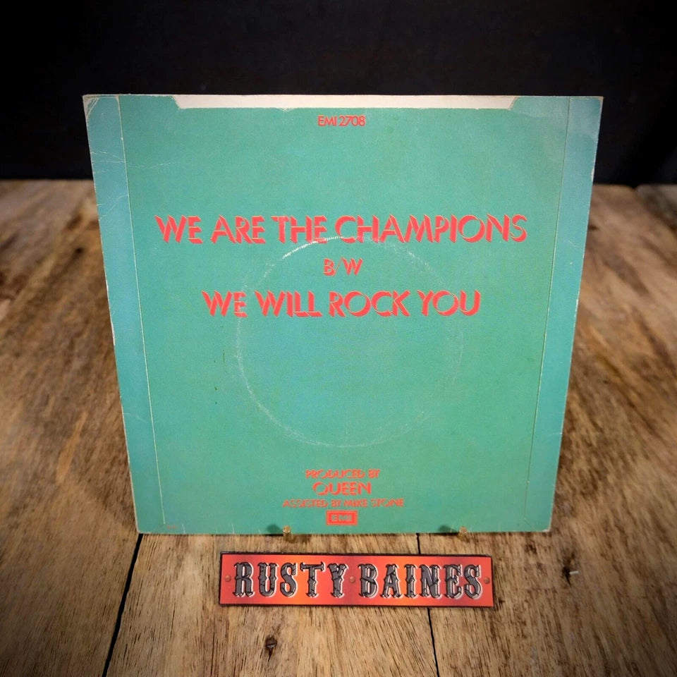 Record 7" Single, Queen, We are the Champions / We Will Rock You