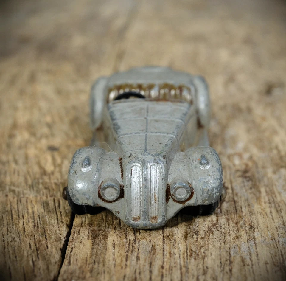 Vintage Dinky 38a BMW Frazer Nash, Grey, Playworn