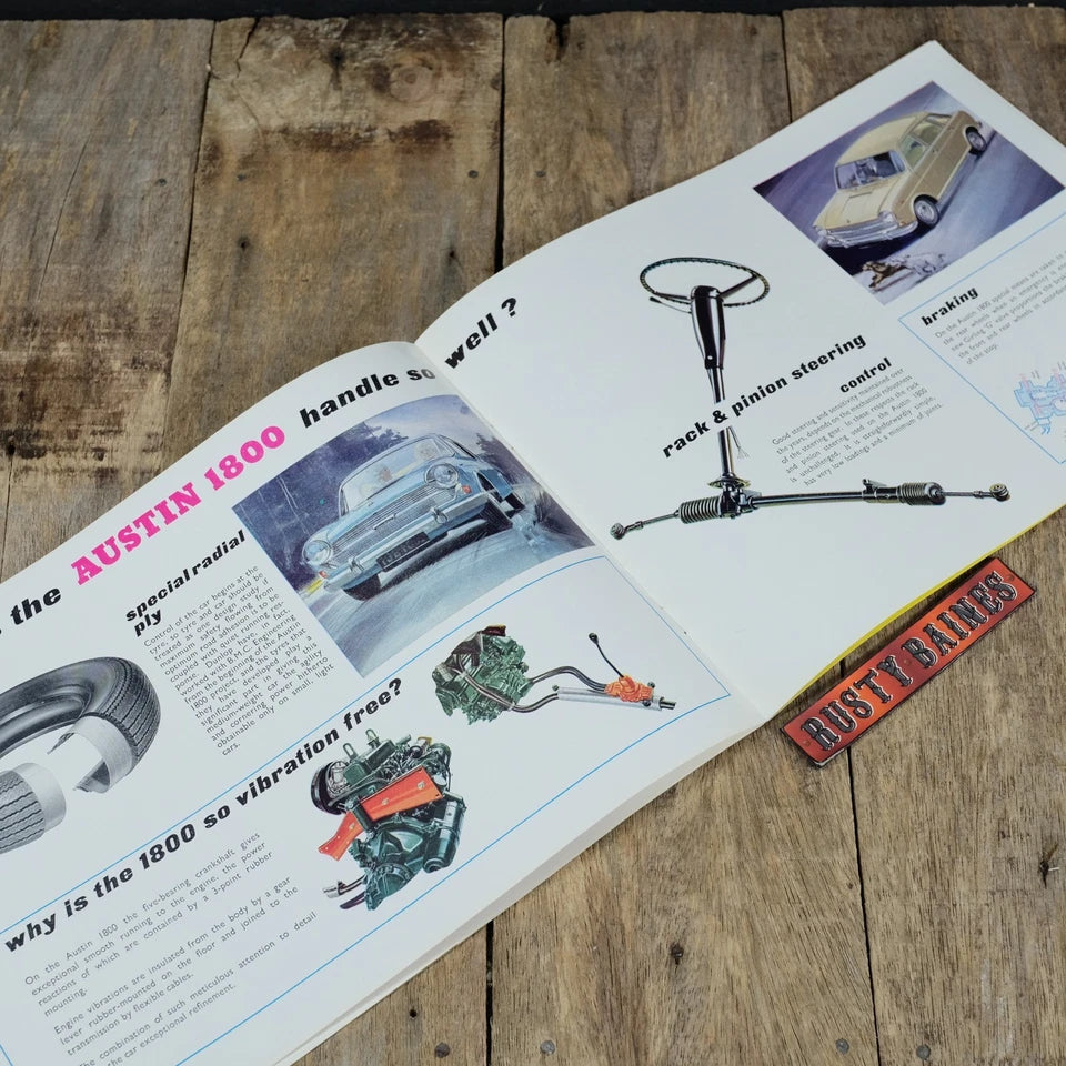 Original Car Brochure, Austin 1800 Pininfarina #2267