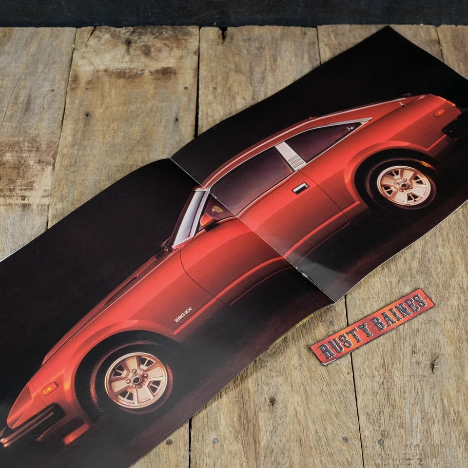 Original Car Brochure, Datsun/Nissan 280ZX , UK 1980