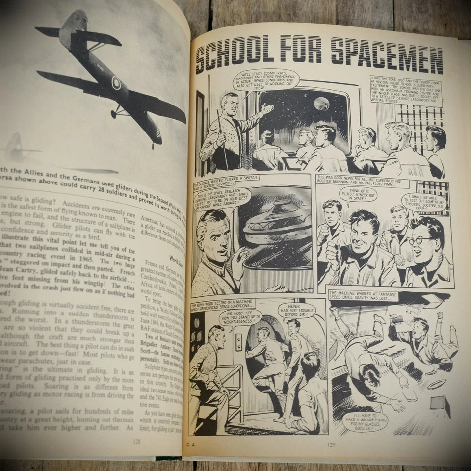 Champion Annual 1968 Hardback, Battler Britton, Phantom Viking, Spacemen School