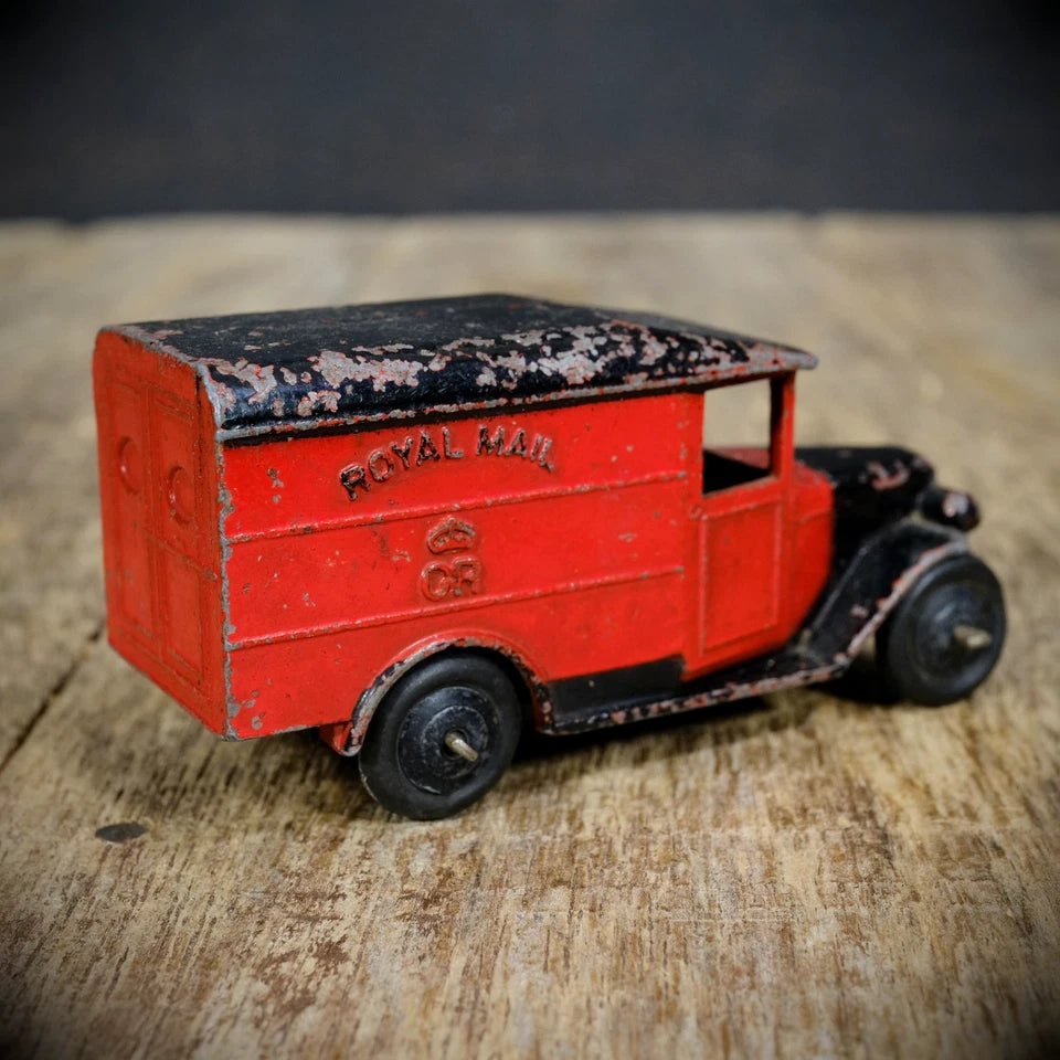 Vintage Dinky 34b Post War Royal Mail Van, Playworn