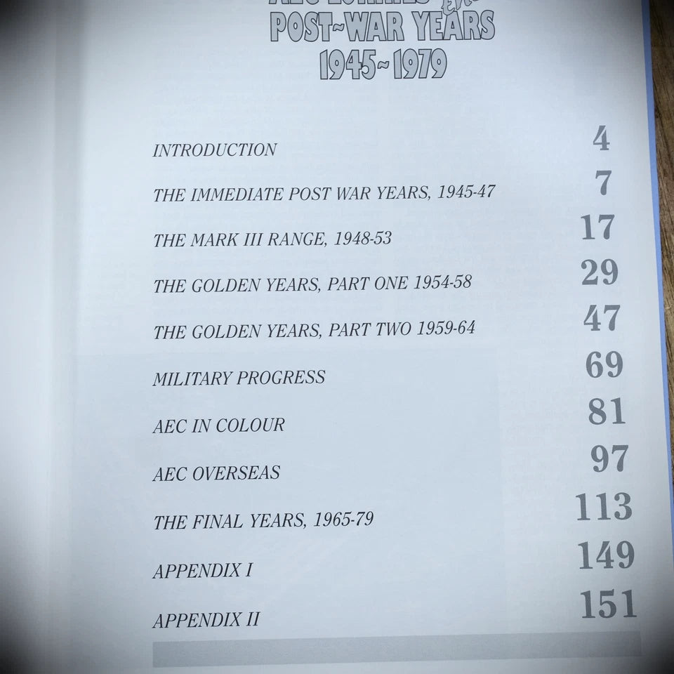 AEC Lorries in the Post War Years 1945-1979 Commercial Lorry Hardback