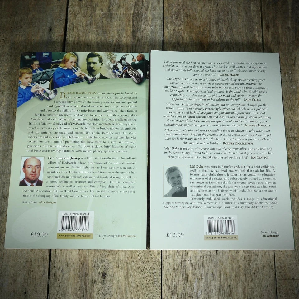 Barnsley Local History Books, Brass Bands Etc. Mel Dyke/Eric L Jessop