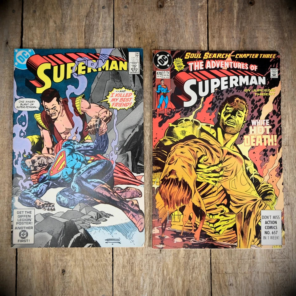 Comic Bundle, DC The Adventures of Superman #390-470-483-492