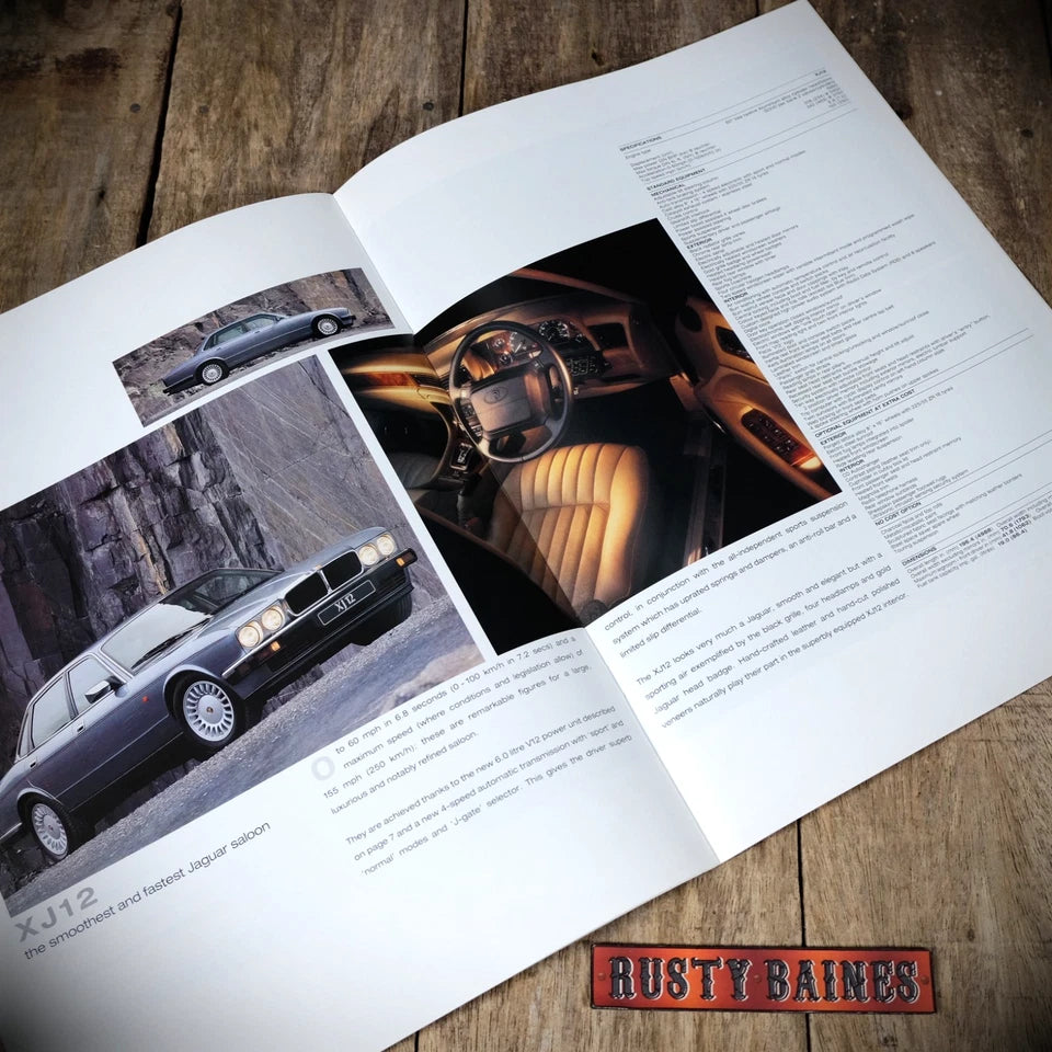 Car Brochure, Jaguar-Daimler 1994, XJ6 XJ12 XJS
