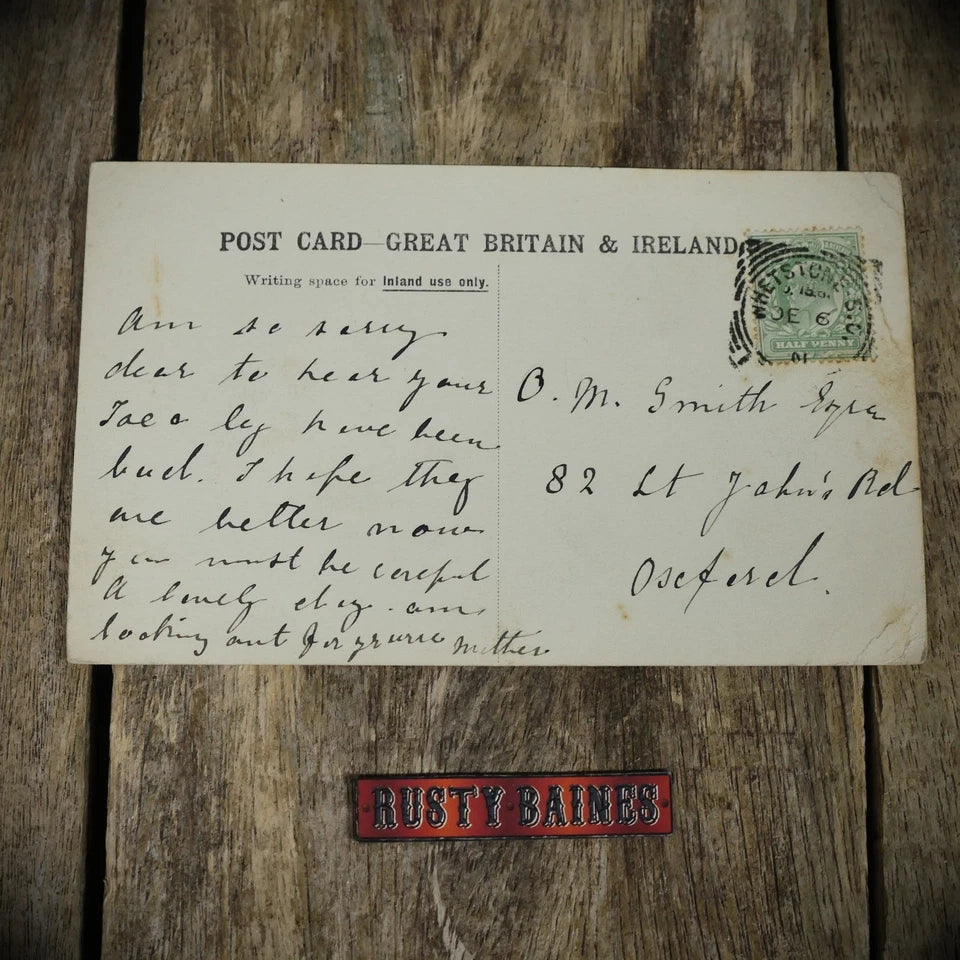 Postcard, Barnet Wood Street, Printed