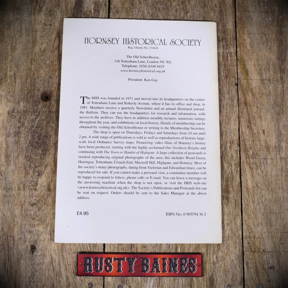 Edwin Monk, Memories of Hornsey, North London, 2005 Softcover Booklet