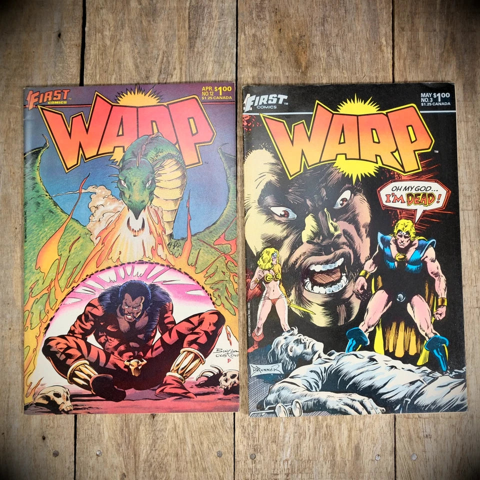 Comic Bundle, First Comics Warp #3/6/12
