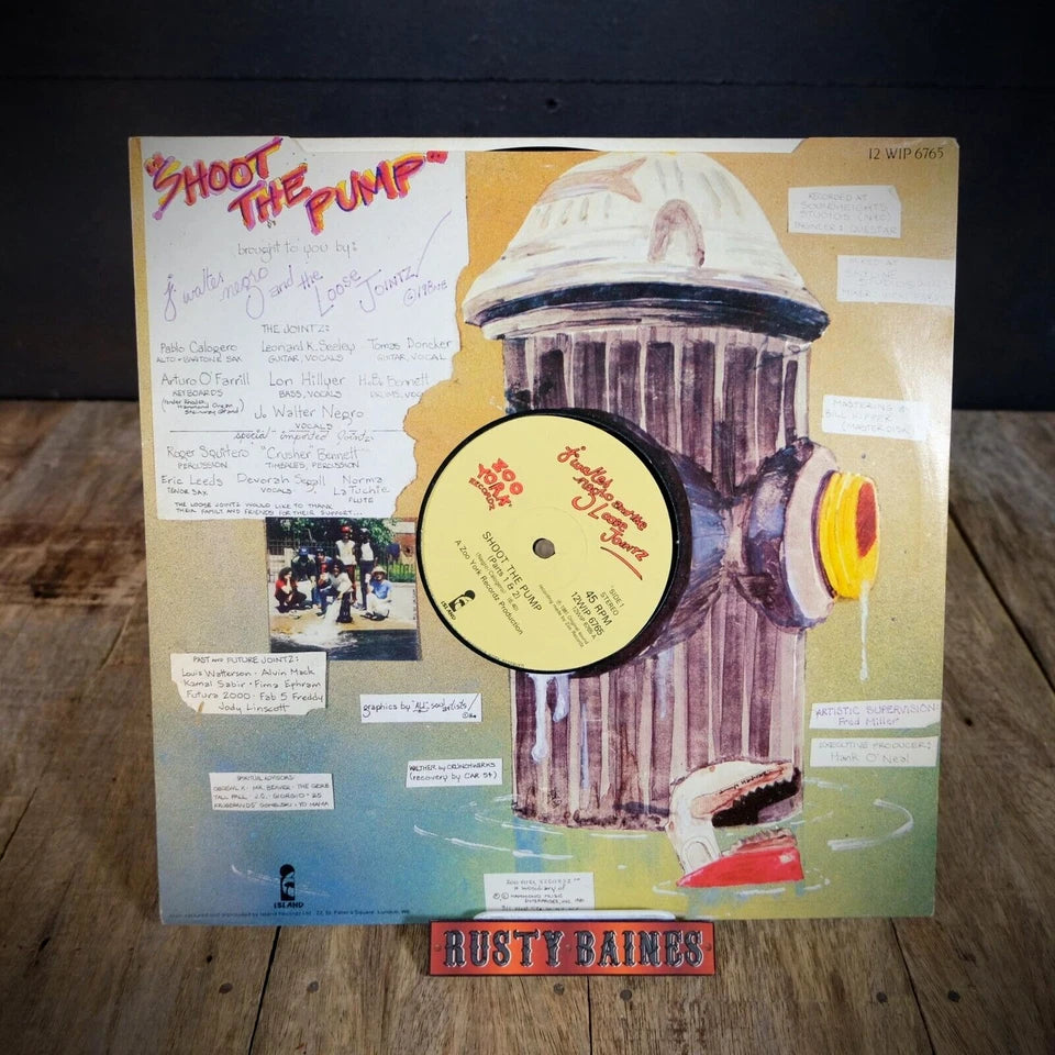 Record 12" Single, J Walter Negro & Loose Jointz - Shoot The Pump