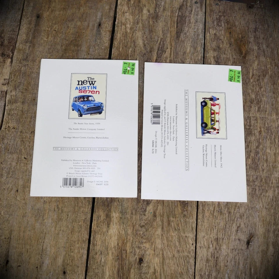 Bundle of Classic Mini Items, Amateur Photo's, Greetings Cards, Collector Cards