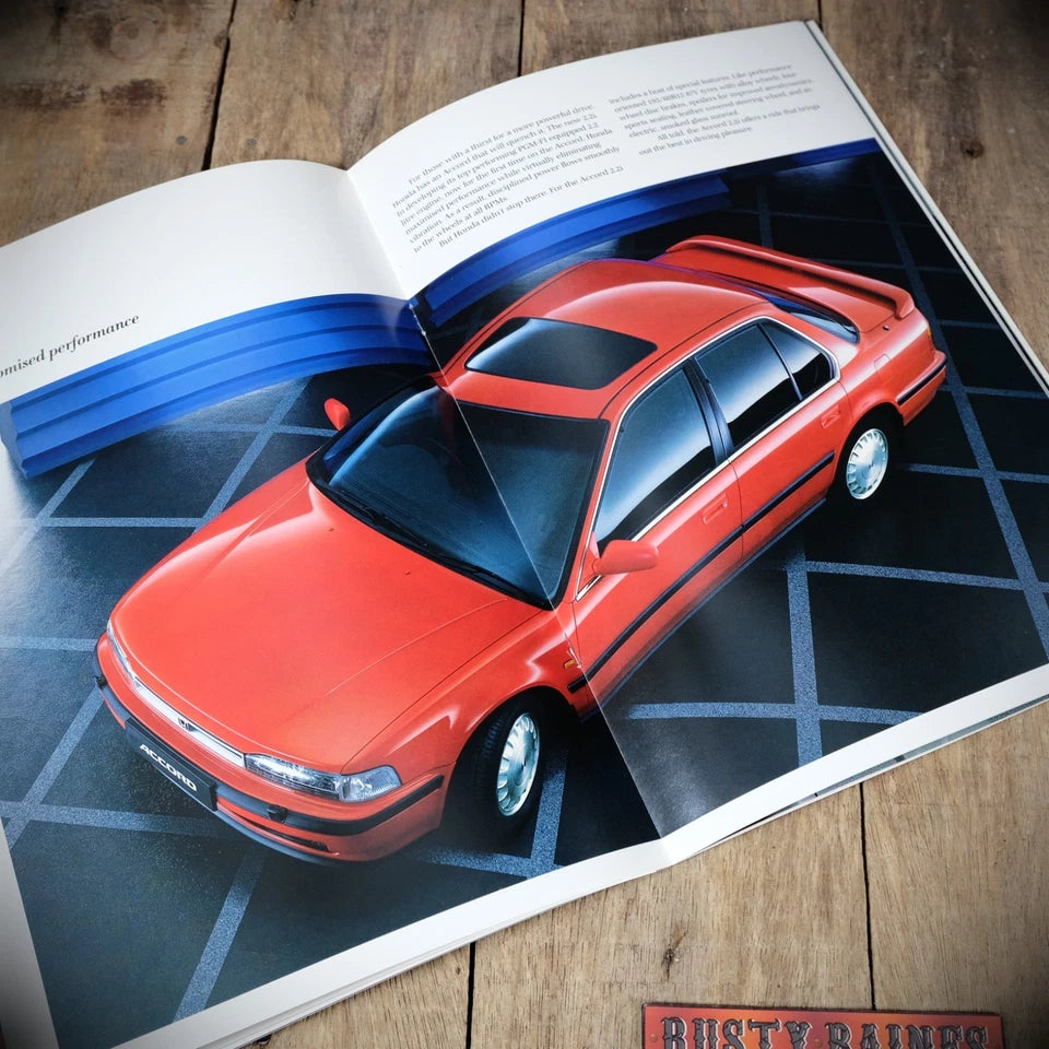 Car Brochure, Honda Accord, 1989