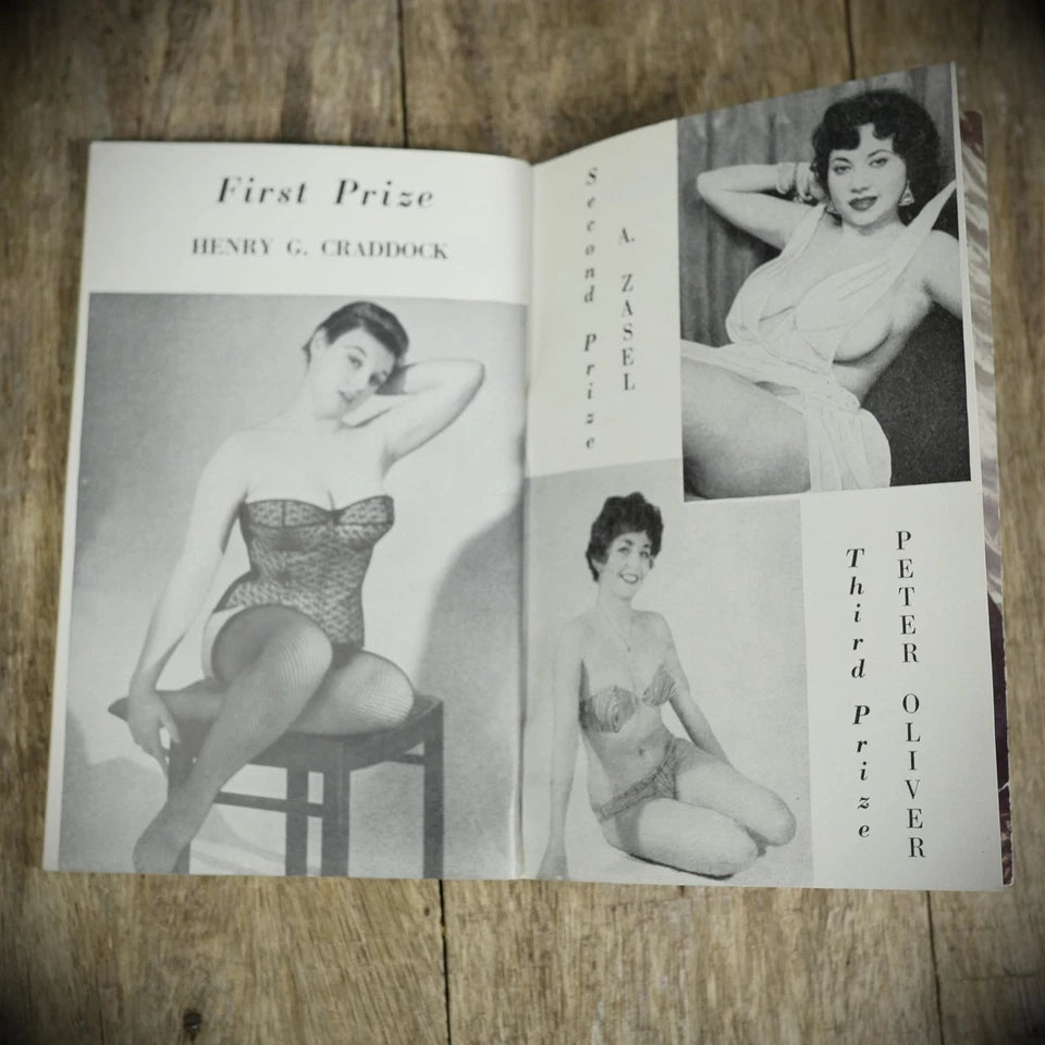 Carnival February 1958 Pocket Pin-Up Glamour Photography Magazine, Stockings