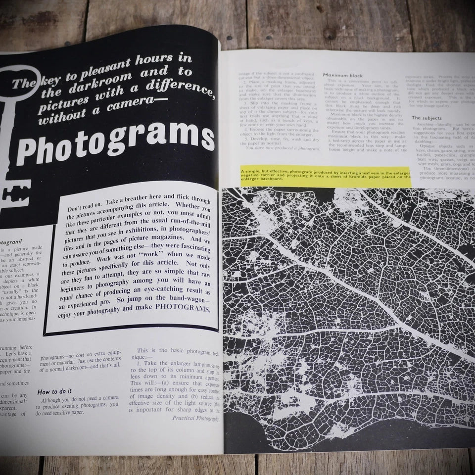 Vintage Practical Photography Magazine June 1963