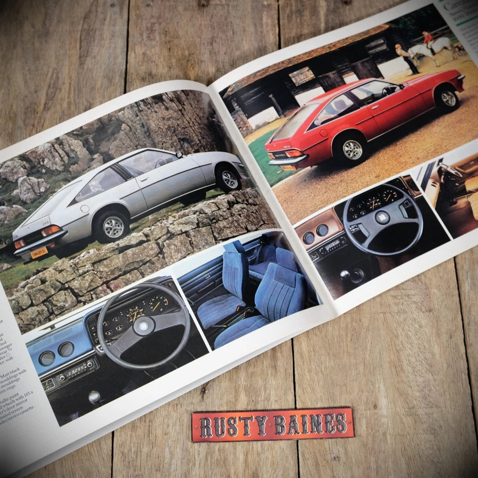 Car Brochure, Vauxhall Range 1981, Royale, Viceroy, Astra, Carlton, Cavalier