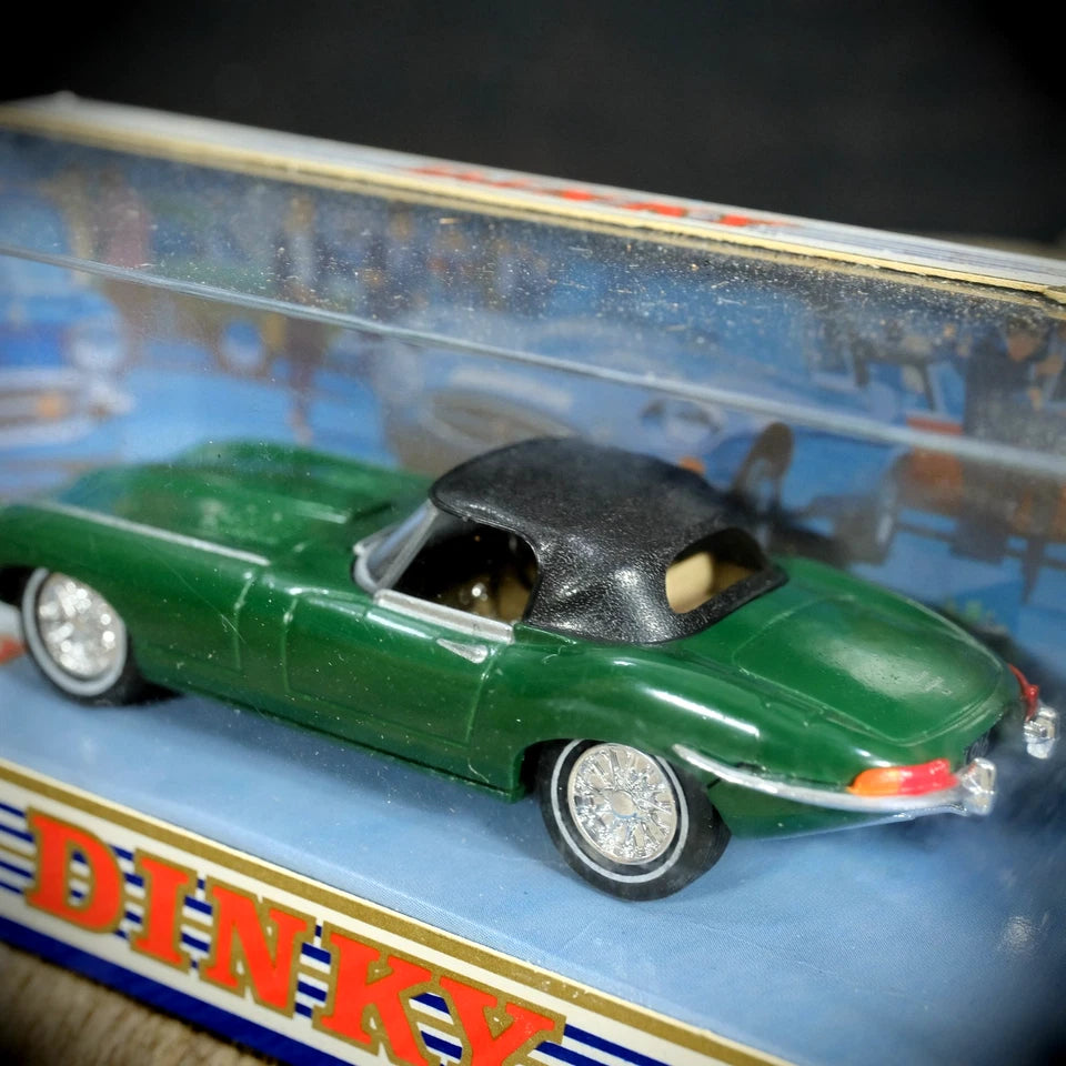 Matchbox Dinky Series Jaguar E-Type Cabrio, Green, Boxed