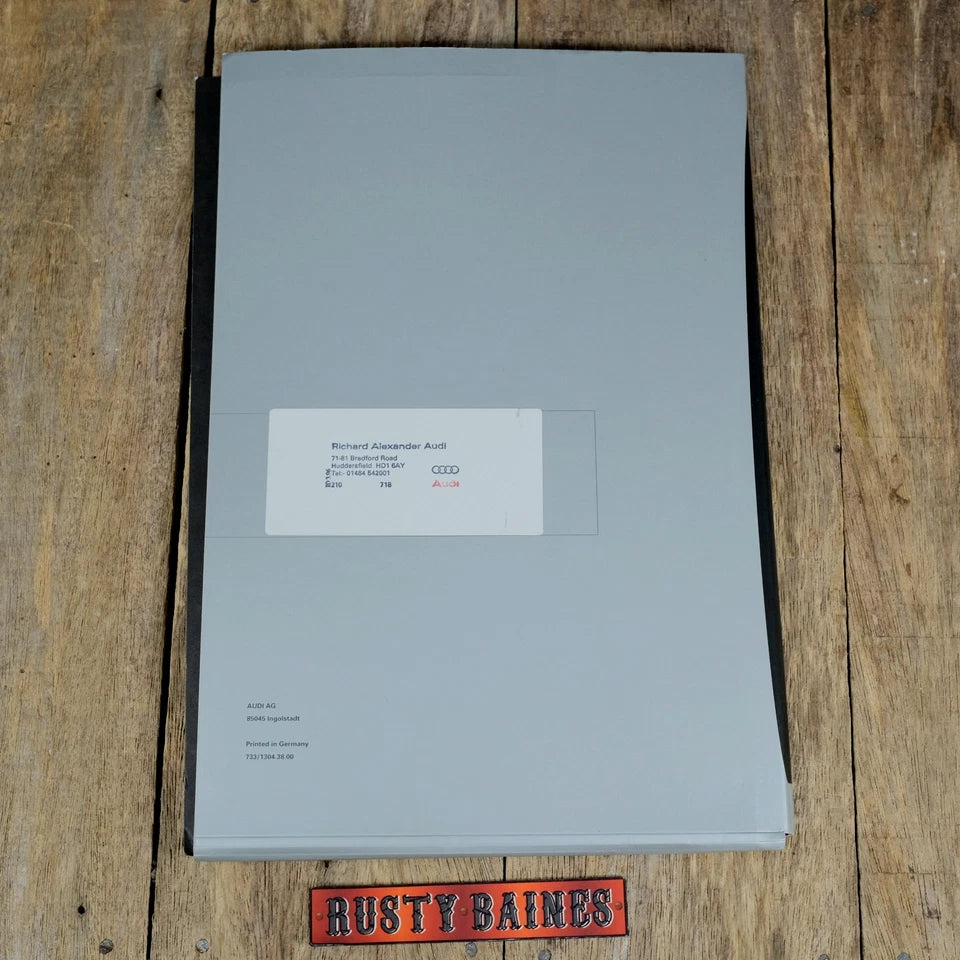 Original Car Brochure Pack, 1997 Audi A3 1.6 1.8 1.8T Sport & 1.9 Tdi