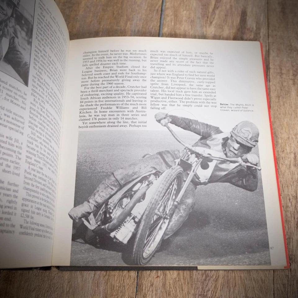 The Illustrated History of Speedway, Martin Rogers, 1978 Hardcover