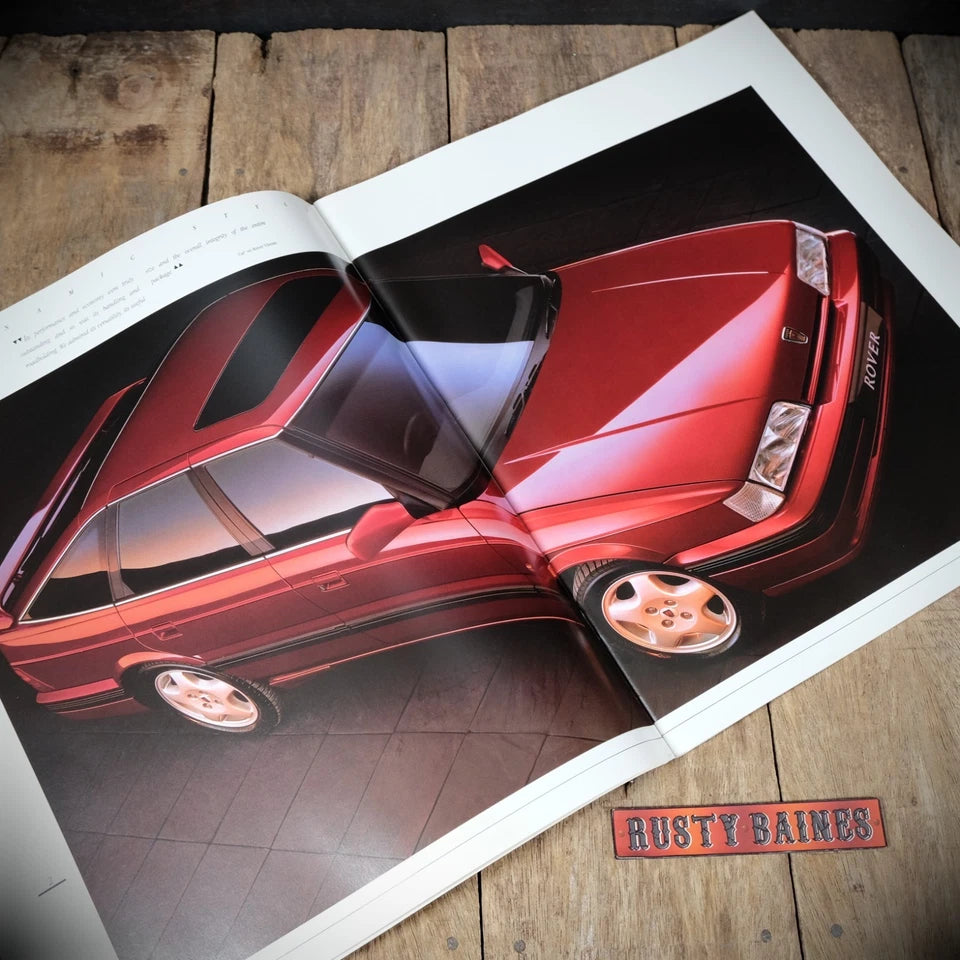 Car Brochure, Rover 800, 1991, 820, 827, 825D