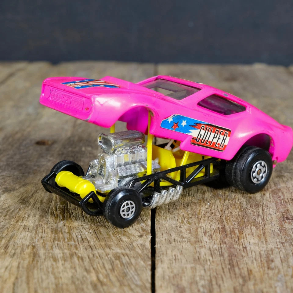 Original Vintage Matchbox Speed Kings K-38 Gus's Gulper Mustang Dragster, No Box