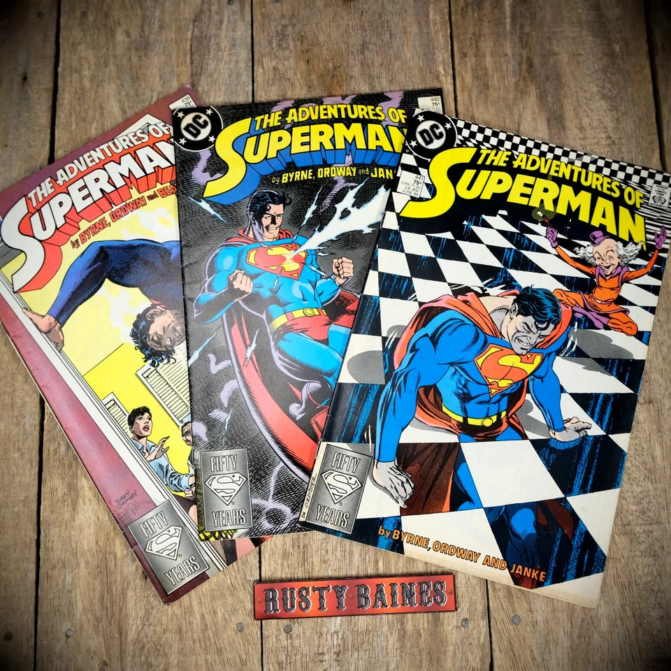 Comic Bundle, DC The Adventures of Superman #439-440-441