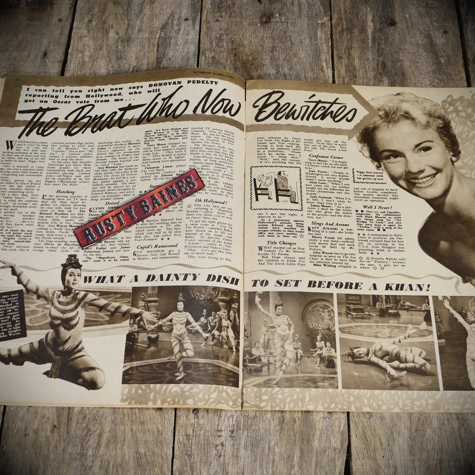 Vintage Picturegoer Magazine Dec 4 1954, Film/Cinema, Rita Moreno