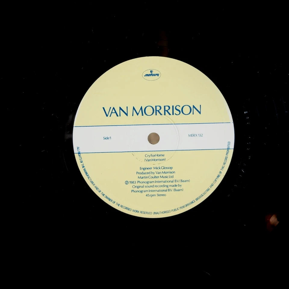 Record 12" Single, Van Morrison, Cry for Home