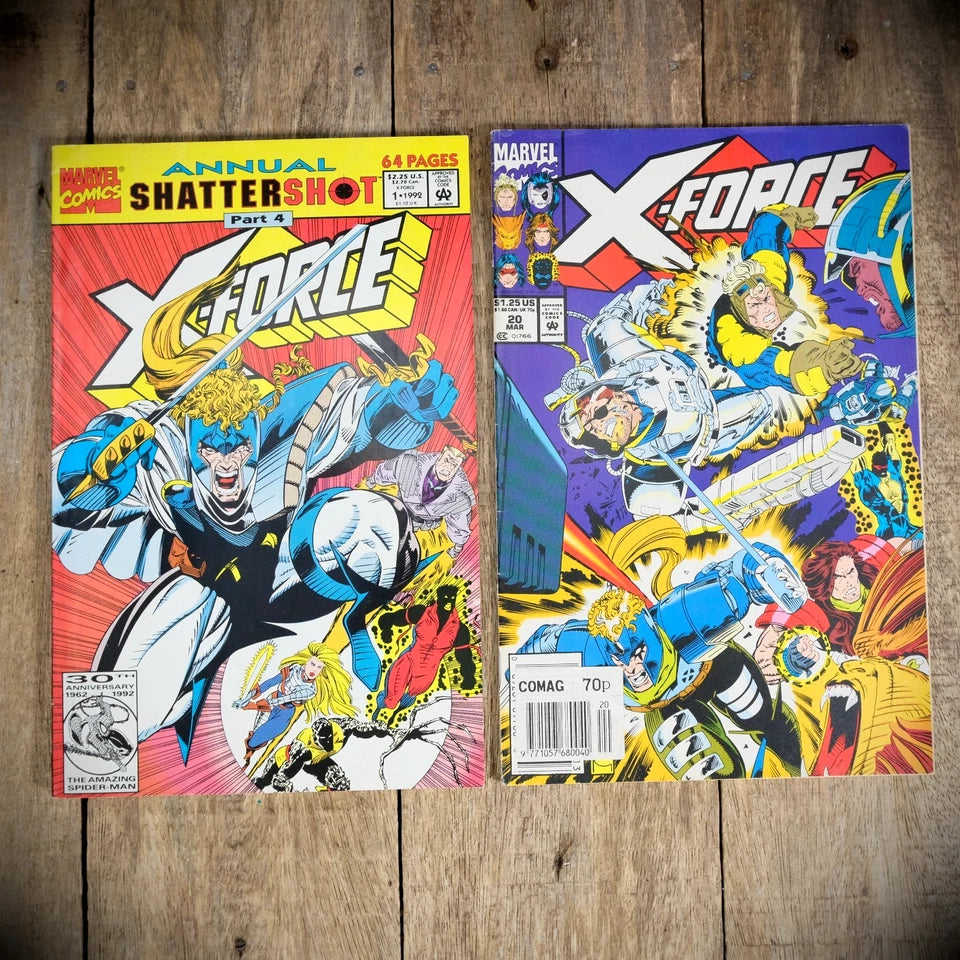 Comic Bundle, Marvel X-Force # 14/20 & Annual #1 Vol.1 1992