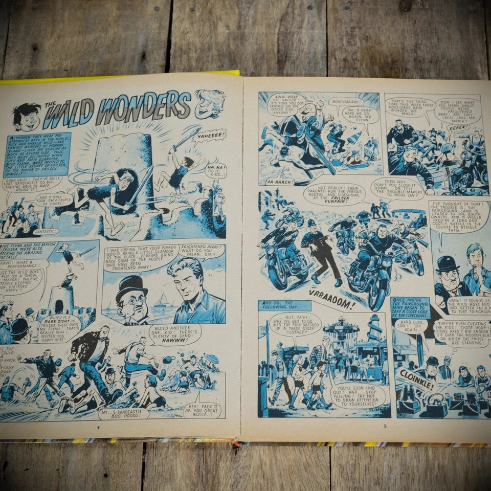 Valiant Annual 1973, Vintage British Fleetway Comic Hardcover