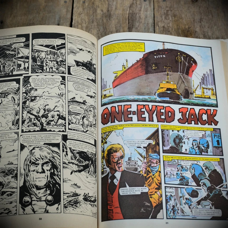 Valiant Annual 1978, Vintage British Fleetway Comic Hardcover, Excellent
