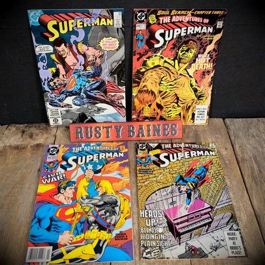 Comic Bundle, DC The Adventures of Superman #390-470-483-492