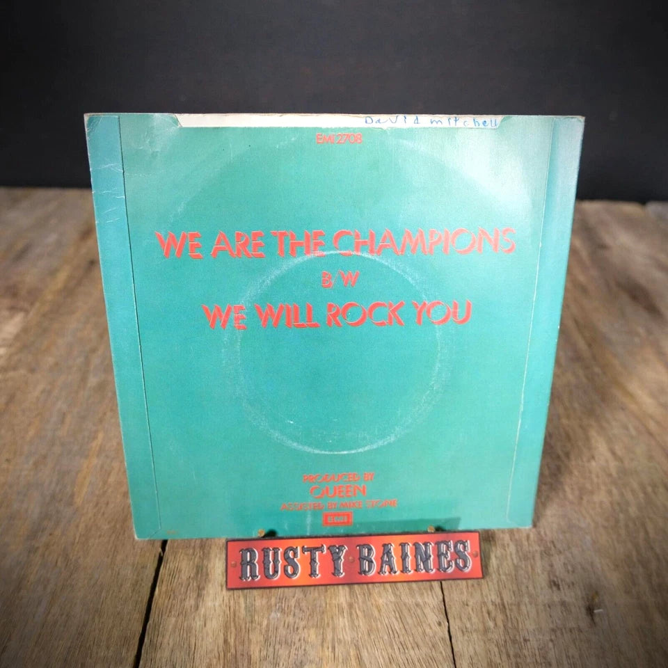 Record 7" Single, Queen, We are the Champions/We Will Rock You