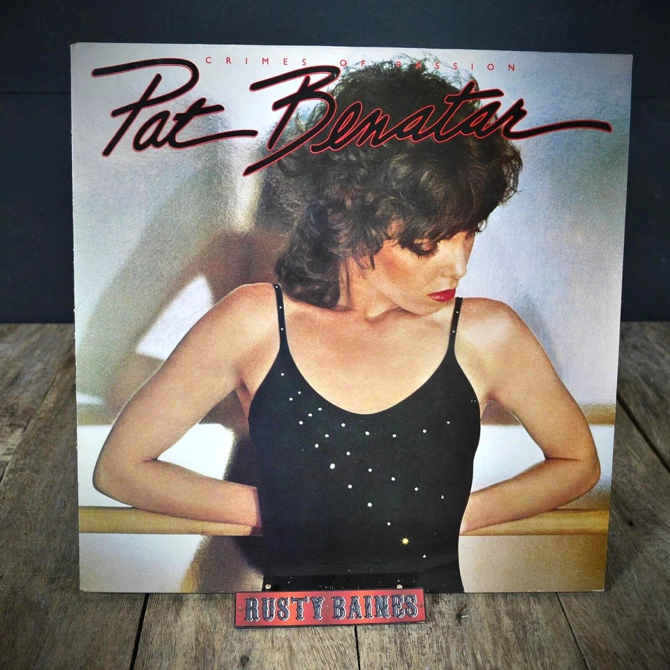Record LP Album, Pat Benatar, Crimes of Passion