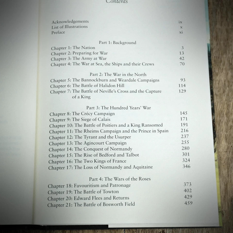 By Fire and Sword, English Military Supremacy 1314-1485, Peter Reid, Hardcover