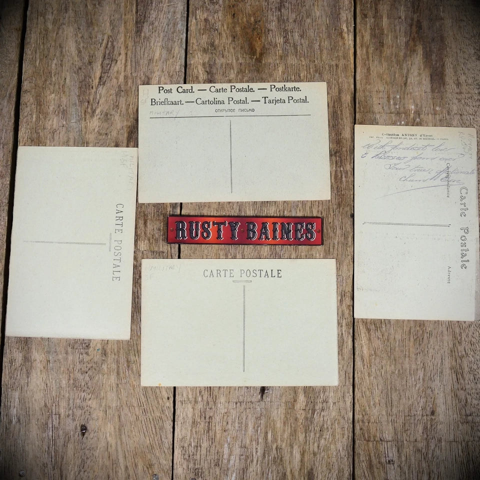 Postcard Bundle, European Scenes, WW1 History Shell Battle Damage