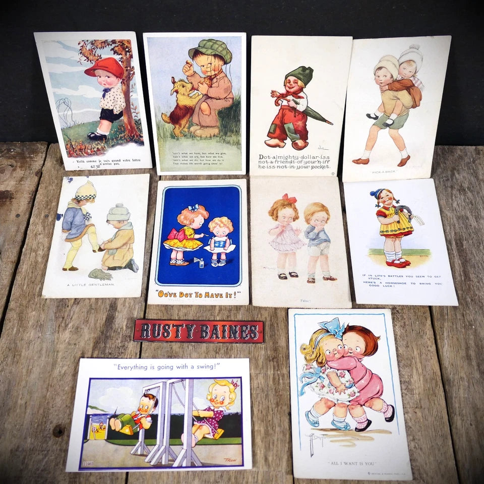 Postcard Bundle, Children's Art/Comic Greetings