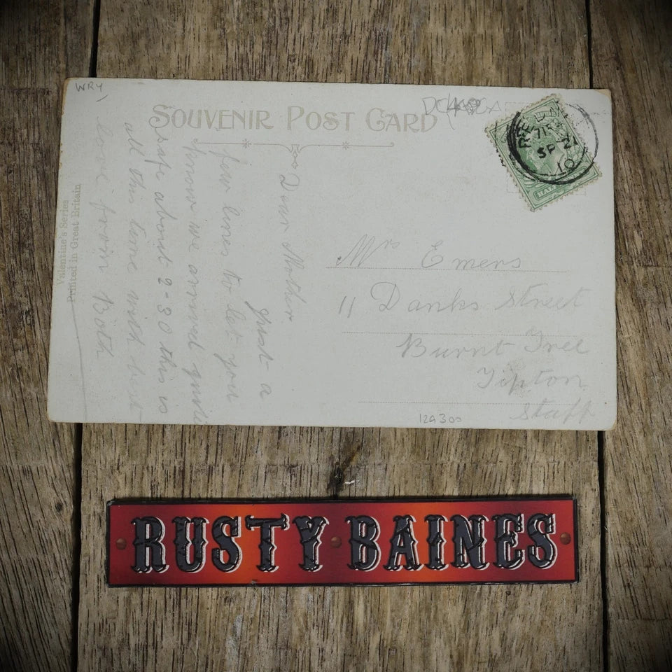 Postcard, Normanton, Castleford Road 1910, Printed