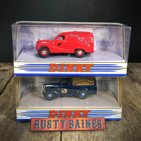 Matchbox Dinky Series Commer/Austin A40 Van Bundle, Tea/HMW, 1/43, Boxed