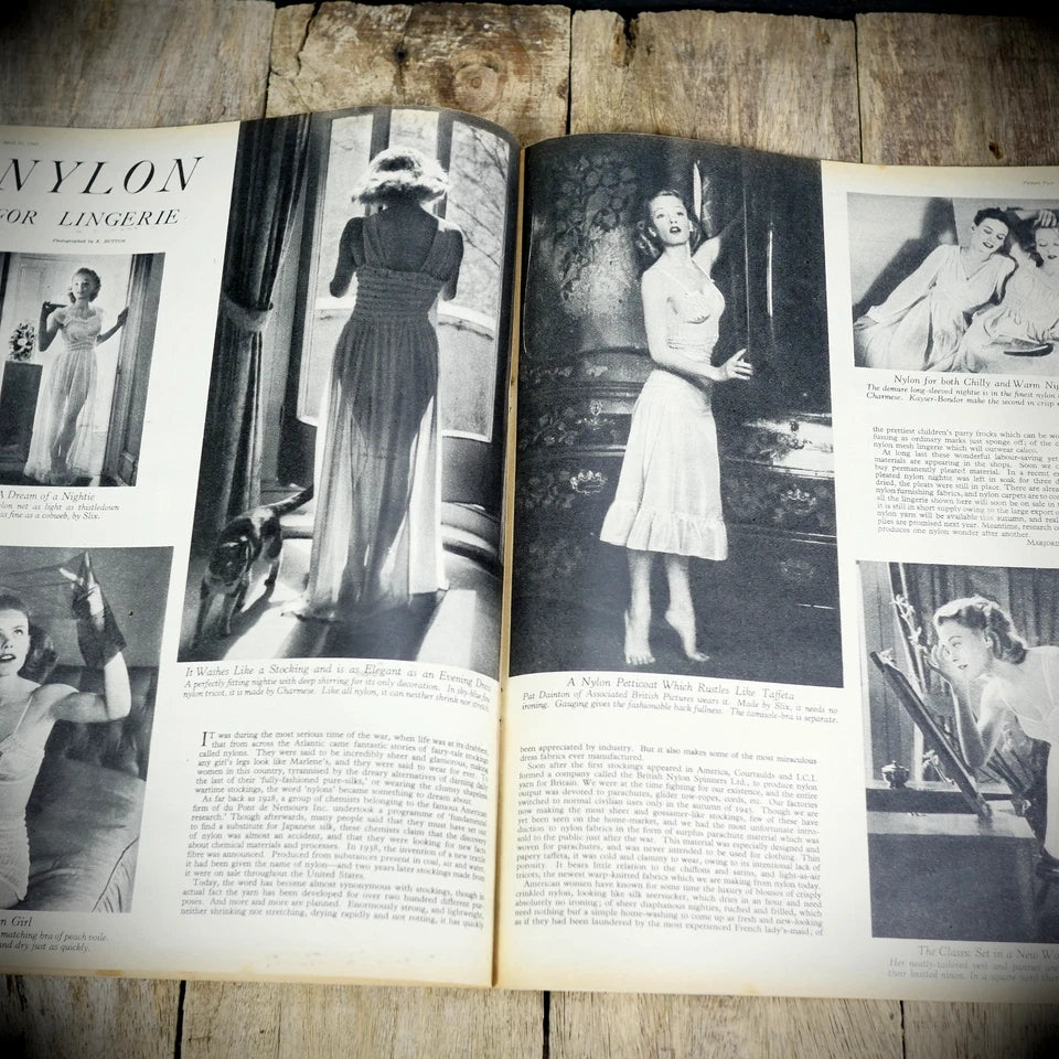 Picture Post 30 April 1949, Bieldside School, K Hutton Lingerie, Emlyn Williams