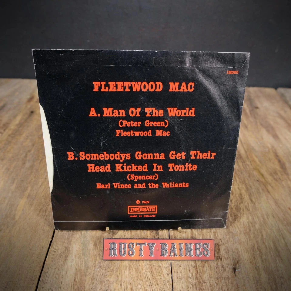 Record 7" Single, Fleetwood Mac, Man of the World/Earl Vince