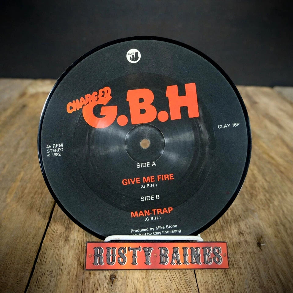 Record 7" Picture Disc GBH, Give Me Fire